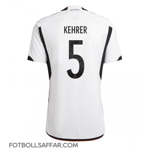 Tyskland Thilo Kehrer #5 Hemmatröja VM 2022 Kortärmad